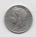 ALFONSO XIII DEL AÑO 1901 *01 DE 1 PESETA