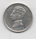 ALFONSO XIII DEL AÑO 1904 *04 DE 1 PESETA