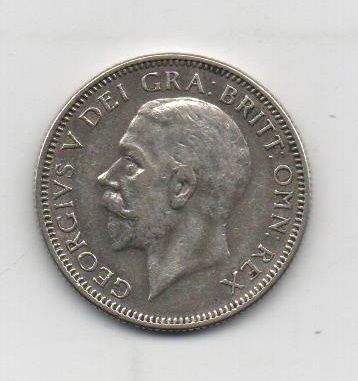 GRAN BRETAÑA DEL AÑO 1929 DE 1 SHILLING