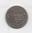 MARRUECOS DEL AÑO 1299 DE 1/2 DIRHAM