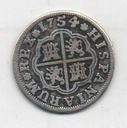 ESPAÑA FERNANDO VI DEL AÑO 1754 DE 1 REAL