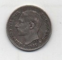 ALFONSO XII DEL AÑO 1881 *1 DE 50 CENTIMOS