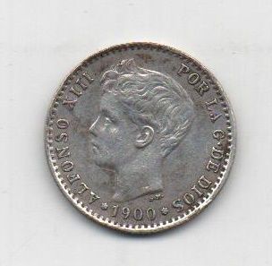 ALFONSO XIII DEL AÑO 1900 *0 DE 50 CENTIMOS