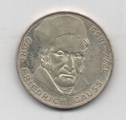 ALEMANIA FEDERAL DEL AÑO 1977 LETRA J DE 5 MARCOS