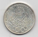 ALEMANIA FEDERAL DEL AÑO 1972 LETRA G AROS OLIMPICOS DE 10 MARCOS