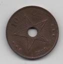 CONGO DEL AÑO 1888 DE 10 CENTIMOS