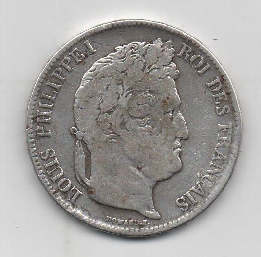 FRANCIA DEL AÑO 1832 DE 5 FRANCOS