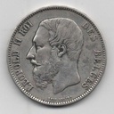 BELGICA DEL AÑO 1875 DE 5 FRANCOS