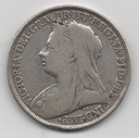 GRAN BRETAÑA DEL AÑO 1896 DE 1 CROWN
