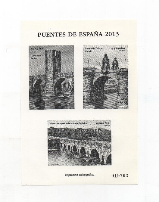 PRUEBA CALCOGRÁFICA DEL AÑO 2013