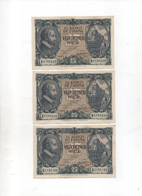 ESTADO ESPAÑOL AÑO 1940 (08/01) DE 25 PTS