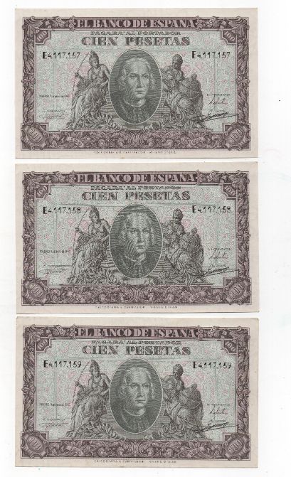 ESTADO ESPAÑOL AÑO 1940 (09/01) DE 100 PESETAS