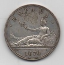 G. PROVISIONAL DEL AÑO 1870 *73 DE 5 PESETAS