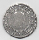 ESPAÑA FERNANDO VII DEL AÑO 1821 DE 10 REALES