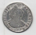 ESPAÑA CARLOS III DEL AÑO 1775 DE 4 REALES