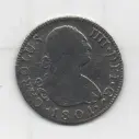 ESPAÑA CARLOS IV DEL AÑO 1801 DE 2 REALES