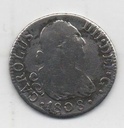 ESPAÑA CARLOS IV DEL AÑO 1808 DE 2 REALES