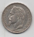 BELGICA DEL AÑO 1868 DE 5 FRANCOS