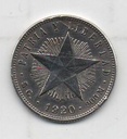 CUBA DEL AÑO 1920 DE 20 CENTAVOS