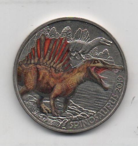 AUSTRIA DEL AÑO 2019 DE 3€ DINOSAURIO