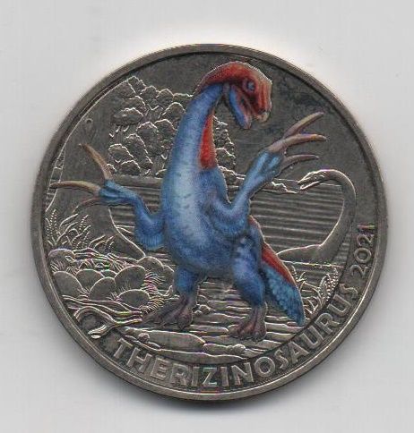 AUSTRIA DEL AÑO 2021 DE 3€ DINOSAURIO