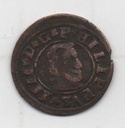 ESPAÑA FELIPE IV DEL AÑO 1663 DE 16 MARAVEDIS