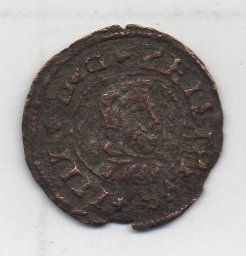 ESPAÑA FELIPE IV DEL AÑO 1663 DE 16 MARAVEDIS