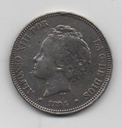 ALFONSO XIII DEL AÑO 1894 DE 5 PESETAS