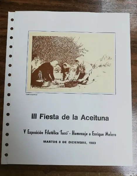 III FIESTA DE LA ACEITUNA MARTOS DEL AÑO 1983