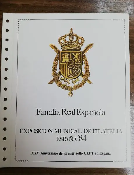 FAMILIA REAL ESPAÑOLA EXPOSICIÓN MUNDIAL DEL AÑO 1984