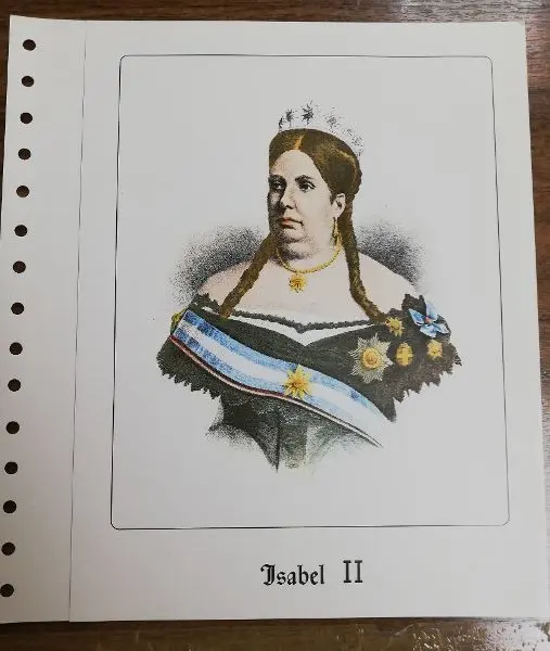 PERSONAJES, ISABEL II, DEL AÑO 1978