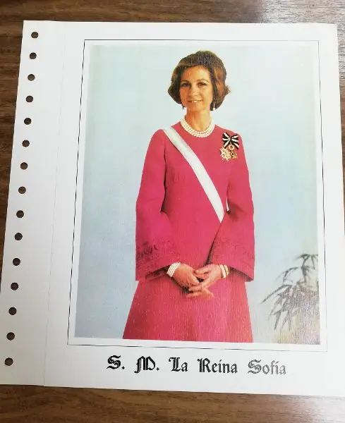 PERSONAJES, REINA SOFIA DEL AÑO 1982