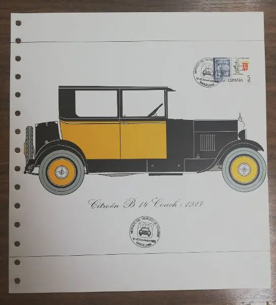 COCHE CITROËN B14 1927 DEL AÑO 1983