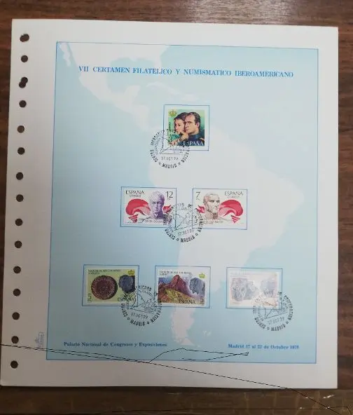 VII CERTAMEN FILATELICO Y NUMISMATICO IBEROAMERICANO DEL AÑO 1979