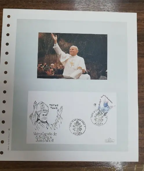 VISITA JUAN PABLO II A ESPAÑA DEL AÑO 1982