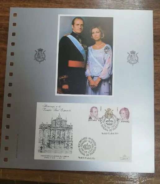 EXPOSICIÓN MUNDIAL DE FILATELIA REYES DEL AÑO 1984