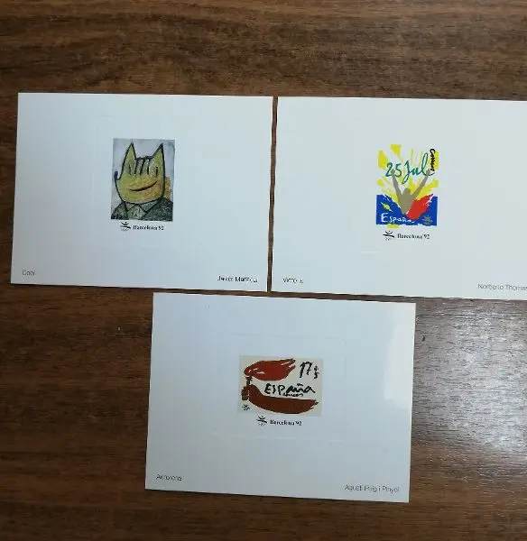 1ª EMISION SELLOS OLIMPICOS DEL AÑO 1992