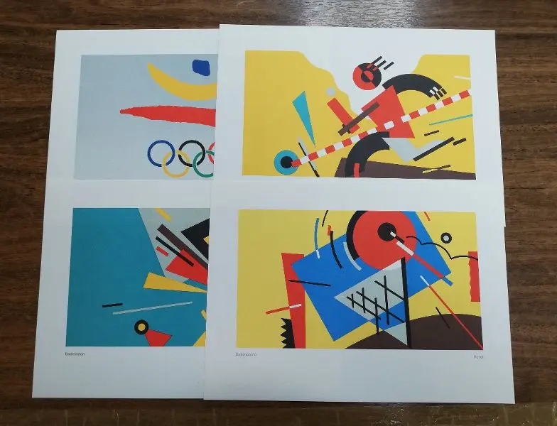 1ª SERIE LAMINAS PRE-OLIMPICOS DEL AÑO 1989