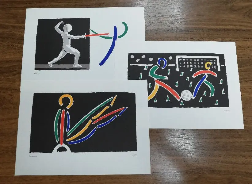 3ª SERIE LAMINAS PRE-OLIMPICAS DEL AÑO 1989