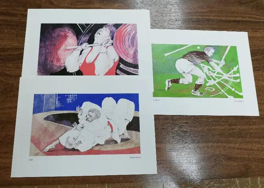 4ª SERIE LAMINAS PRE-OLIMPICAS DEL AÑO 1990