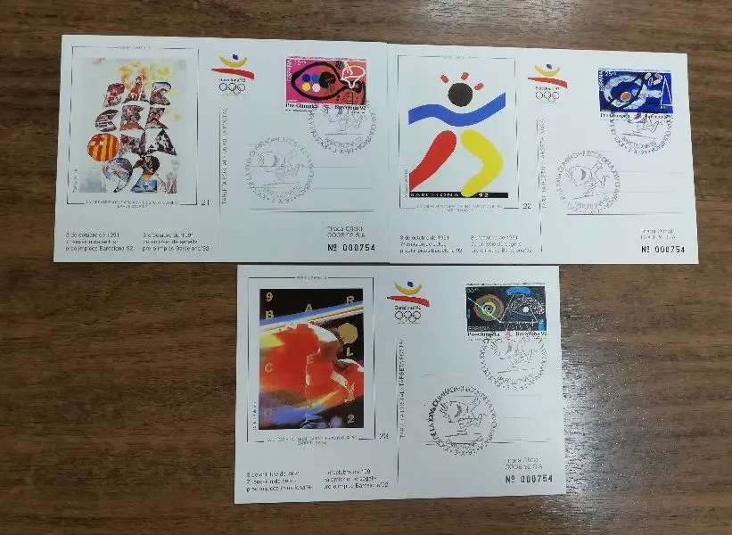 7ª EMISION TARJETAS PRE-OLIMPICAS DEL AÑO 1991