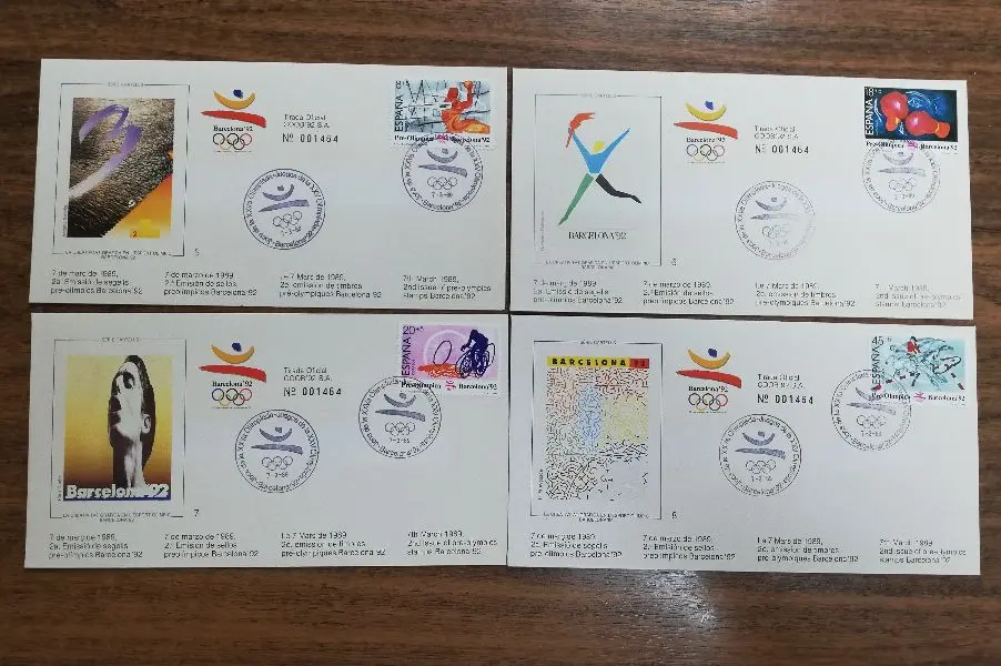 2ª EMISION SOBRES PRE-OLIMPICOS DEL AÑO 1989