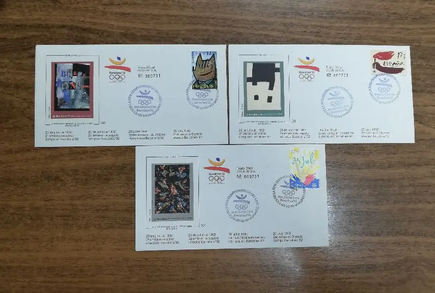 2ª EMISION SOBRES OLIMPICOS DEL AÑO 1992