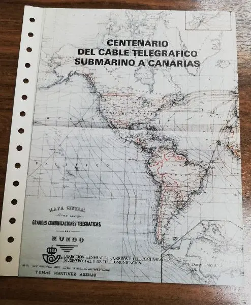 Nº 3 CENTENARIO DEL CABLE TELEGRAFICO SUBMARINO A CANARIAS