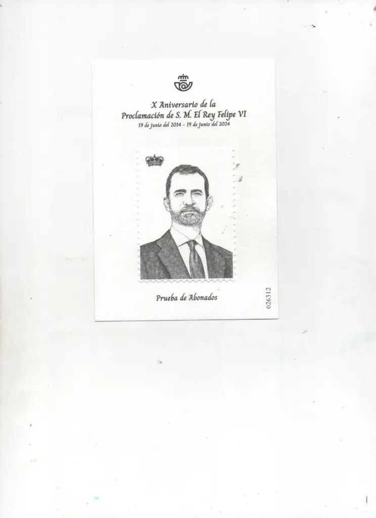 PRUEBA CALCOGRÁFICA DEL AÑO 2024