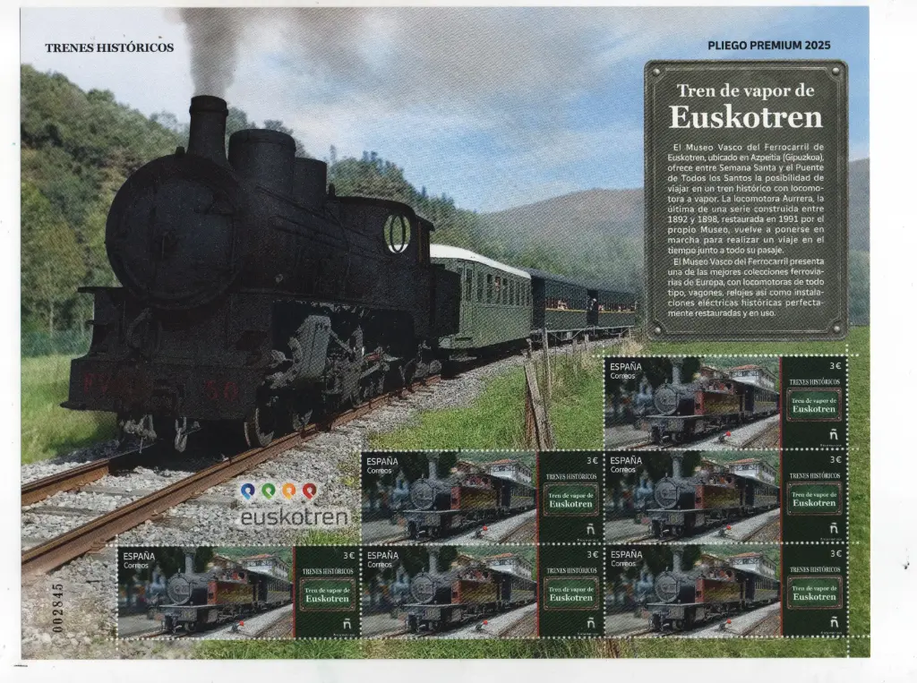 2025 Nº174 TREN DE VAPOR DE EUSKOTREN