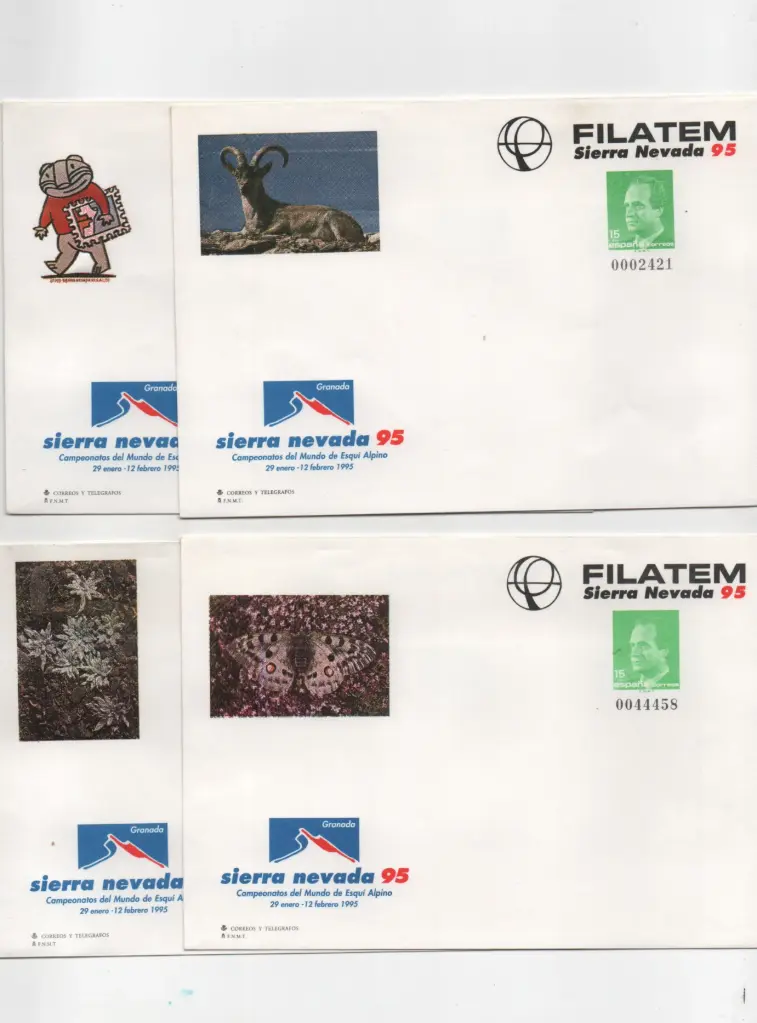 1995 Nº25 FILATEM'95 (4 SOBRES)