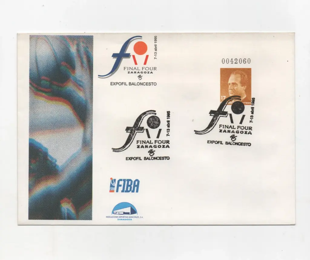 1995 Nº26 EXPOFIL ZARAGOZA MATASELLADO