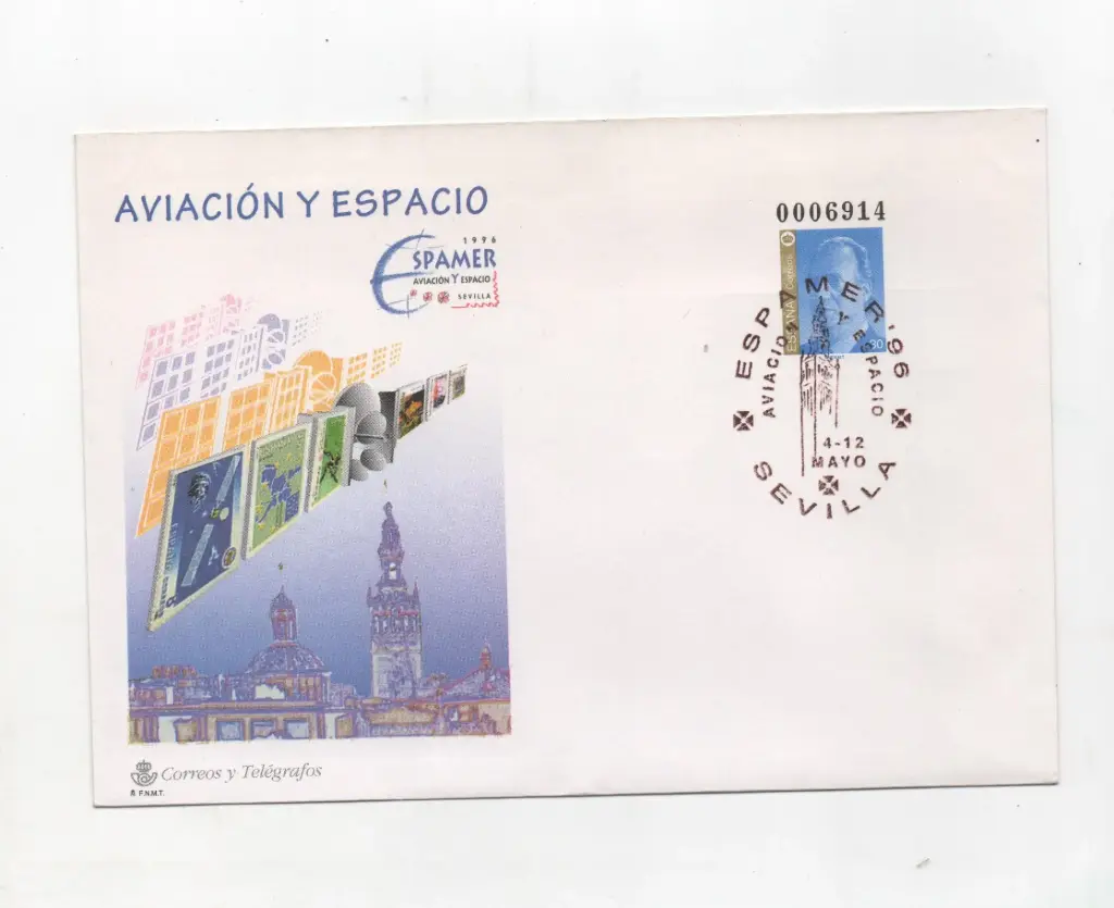 1996 Nº34 AVIACION Y ESPACIO'96 MATASELLADO
