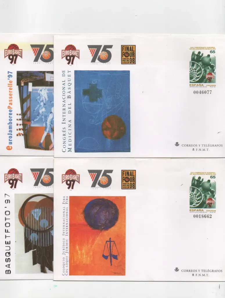 1997 Nº42 CAMPEONATO BALONCESTO (4 SOBRES)